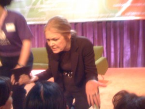 Gloria Steinem at Womens Conference in Long Beach