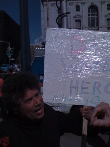 Faces of Hate: Prop8 Sign reads "Dan White Hero for killing Queers"