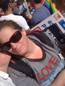 Dianna <3 Rudi at National Equality March